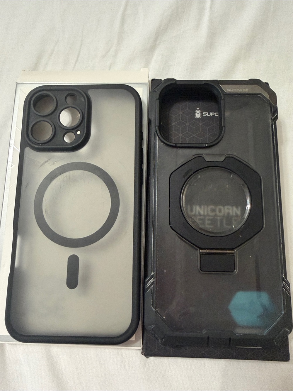 Set of 2 IPhone 16 Pro Max MagSafe-Style Phone Case with Ring